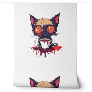 Papier Peint Oopsie Meow - Louveur de café de chat Sad Kawaii