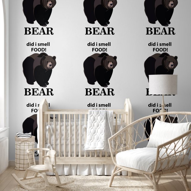 Papier Peint Ours Ai-Je Senti Nourriture Drôle Ours (Enfants)