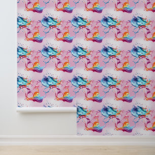 Papier Peint Paint arc-en-ciel