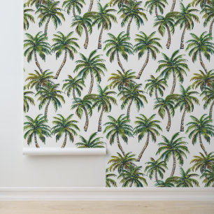 Papier Peint Palmiers tropicaux vintages