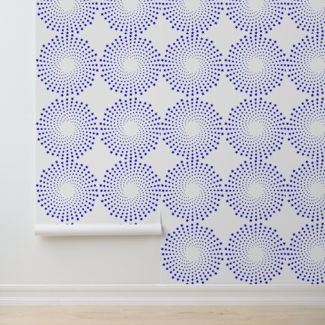 Papier Peint Papier mural - Spirales d'étoiles (Application)