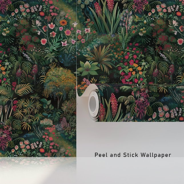 Papier Peint Papier peel & bâton de jardin botanique luxuriant (Créateur téléchargé)