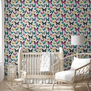 Papier Peint Papillon fantaisiste motif