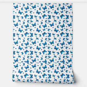 Papier Peint Papillons bleus