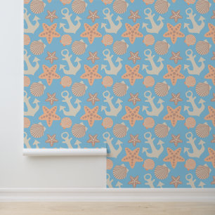 Papier Peint Patterns pastel nautical