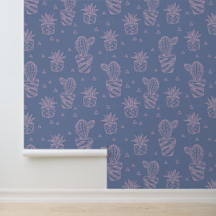 Papier Peint Patters de Pink & Purple Cartoon