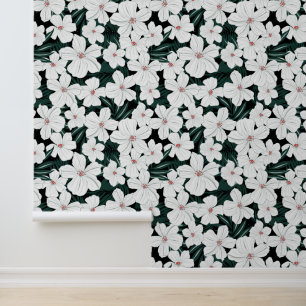 Papier Peint Patters de White Tropical