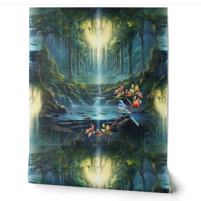 Papier Peint Paysages des chutes d'eau itinérantes de notre mon (Déroulement)