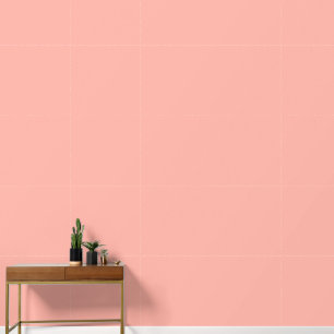 Papier Peint Peach minimaliste rose uni couleur moderne