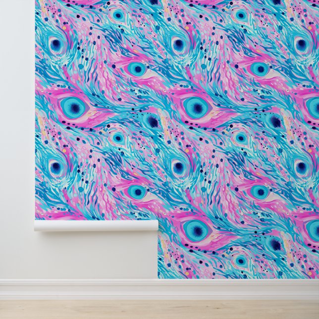 Papier Peint Peacock Dreamscape (Application)