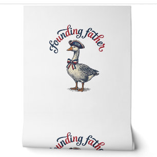 Papier Peint Père fondateur Goose Vintage Chemise patriotique D