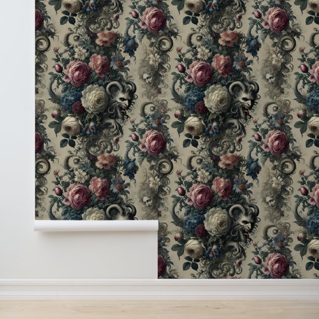 Papier Peint Pétales de Décadence - gothique baroque (Application)