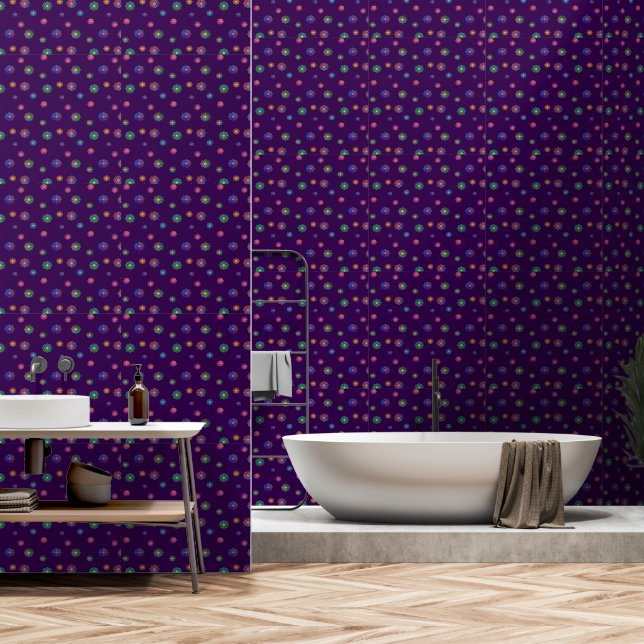 Papier Peint Pick a Posy Custom Background  (Salle de bain)