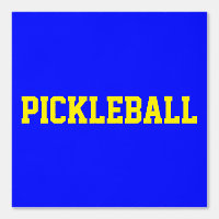 PICKLEBALL Jaune Lumineux À L'Athlète Bleu Vivid
