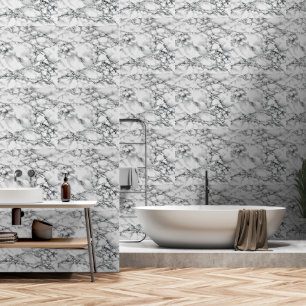 Papier Peint Pierre Marbre blanc