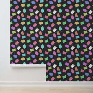 Papier Peint Pinceau de peinture contours, pinceaux colorés