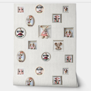 Papier Peint Pink Plushy Pals