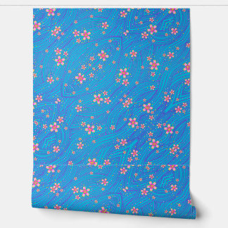 Papier Peint pink purple and blue