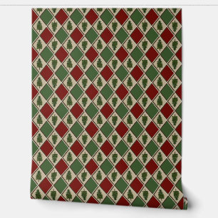 Papier Peint Pins et Arlequin