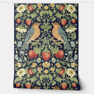Papier Peint PixDezines Vintage William Morris Strawberry Thief