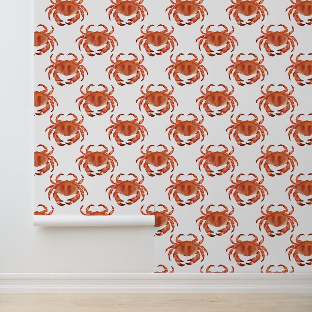 Papier Peint Plage nautique de crabe (Application)