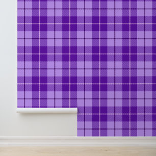 Papier Peint Plaid Violet, Lilac Et Tartan Rose