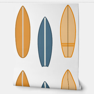 papier peint planches de surf vintage