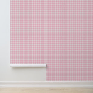 Papier Peint Plat Rose Et Blanc