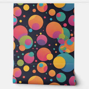 Papier Peint Points colorés géants