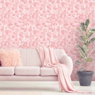 Papier Peint Points et cercles en fleurs