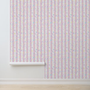 Papier Peint Pois et rayures