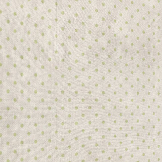 Papier Peint pois vert traditionnel | ton muet classique (Couture)