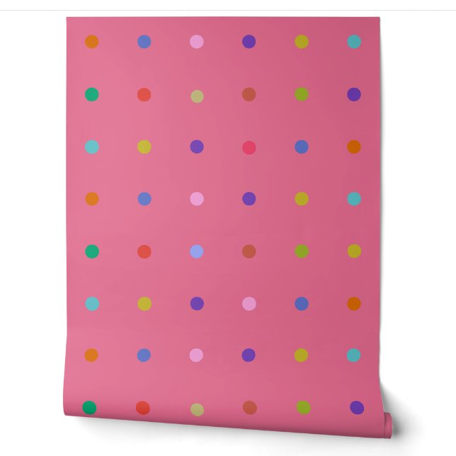 Papier Peint Polka Dot SH (Déroulement)