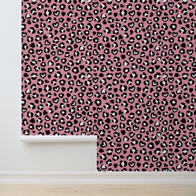 Papier Peint Poster de animal, Léopard Rose, Zones De Cheetah,  (Application)
