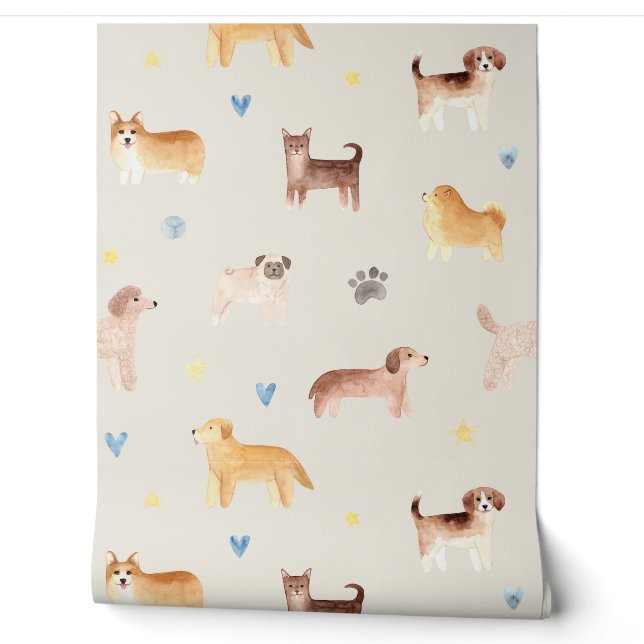 Papier Peint Pour l'amour des chiens (Déroulement)