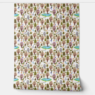 Papier Peint Promenade Dans Le Parc