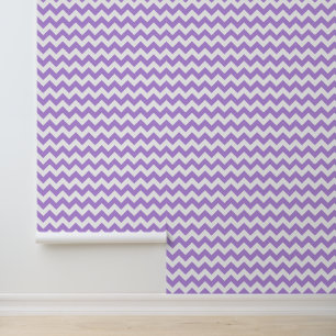 Papier Peint Purple Zigzag, Purple Chevron, Motif géométrique