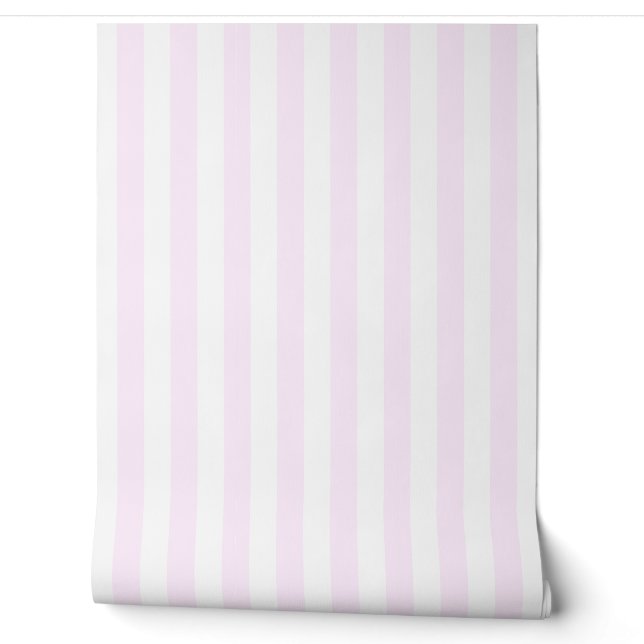 Papier peint rayé rose (Déroulement)
