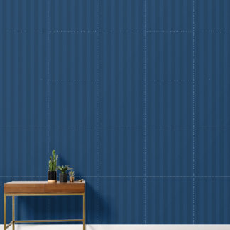 Papier Peint Rayures verticales bleu foncé épaisses
