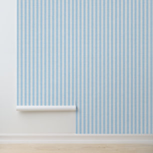 Papier Peint Rayures verticales bleues Aspect Lin Géographie Cô
