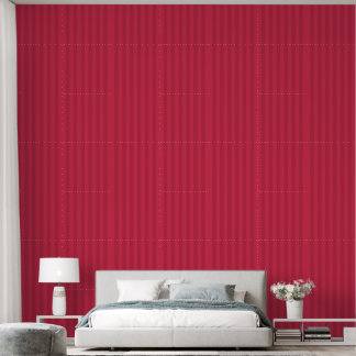Papier Peint Rayures verticales épaisses rose rouge