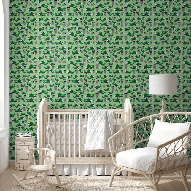 Papier Peint Recyclage Garbage Truck Boys Nursery Chambre (Enfants)