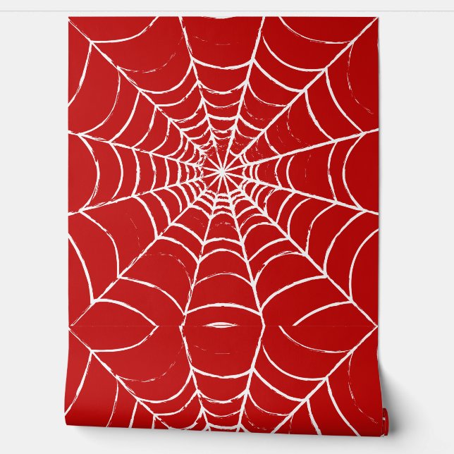 Papier Peint Red Web (Déroulement)