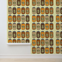 Retro Pop Art Bière Cans Homme Cave