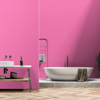 Papier Peint Rose fou (Le Rose le plus épais) PERSONNALISÉ