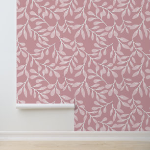Papier Peint Rose Mauve Conception feutrée