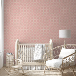 Papier Peint Rose pâle et crème Infiniti Star