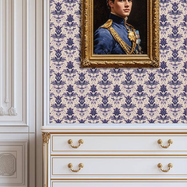 Papier Peint Royal Amethyst Flourd Princesscore (Royal Amethyst Flourish Princesscore Wallpaper)