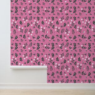 Papier Peint Rustique Élégant Floral