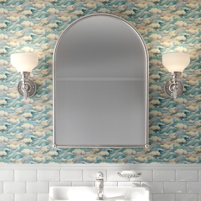 Papier Peint Salle de bain Ocean Waves (Créateur téléchargé)